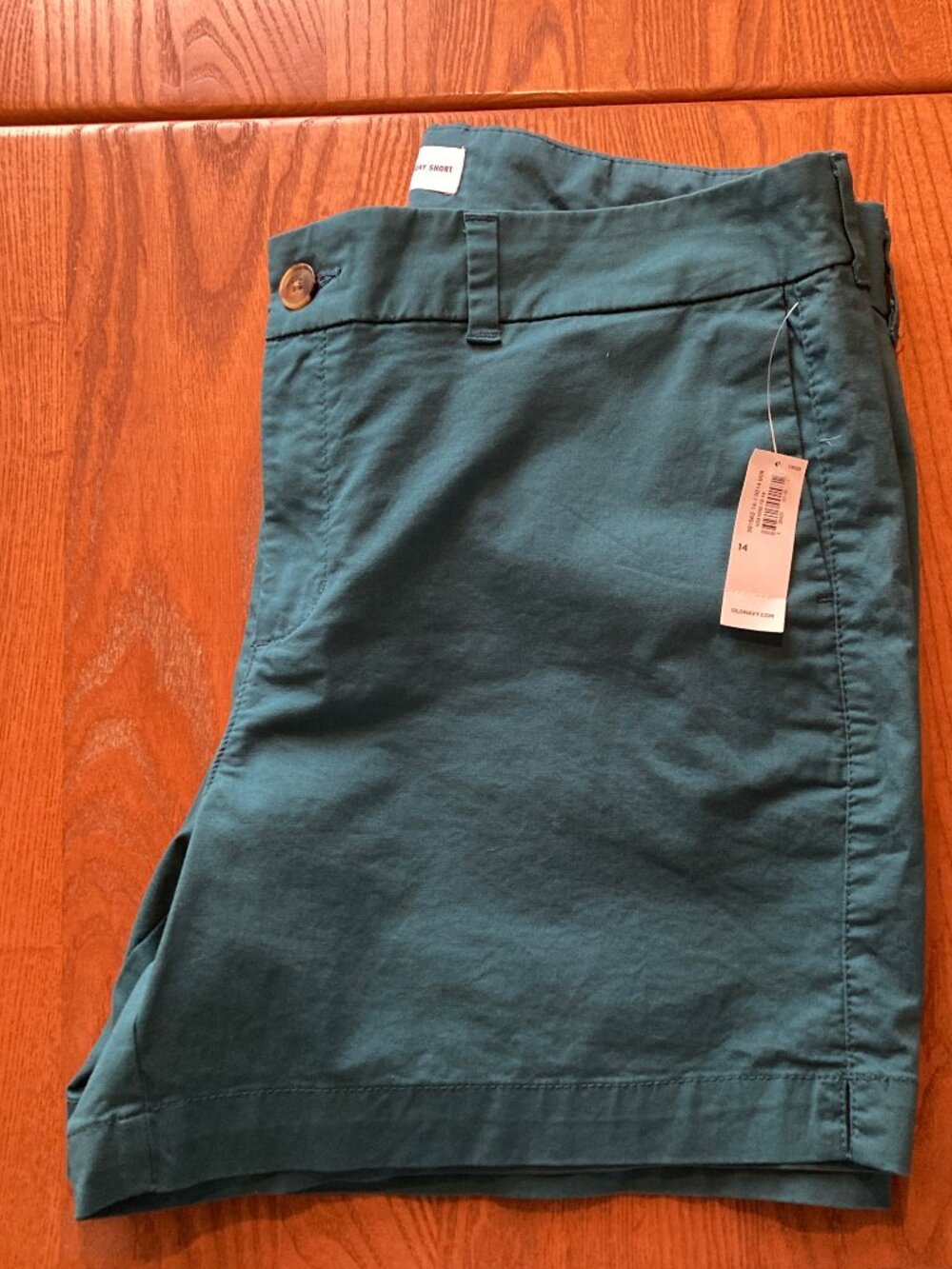 Women's Old Navy Everyday Short Teal Blue Size 14 NWT!